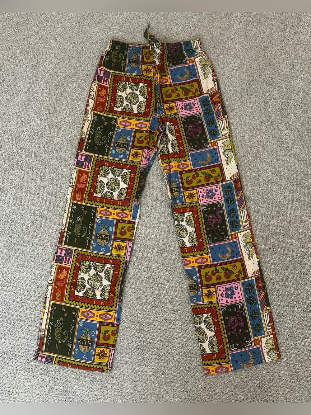 Kith Kids Tropical Tapestry Button Down and Pants Set